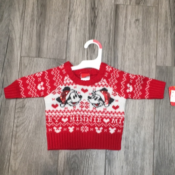 ❤️🎄🆕 NWT Baby Ugly Christmas sweater DISNEY - Picture 2 of 6